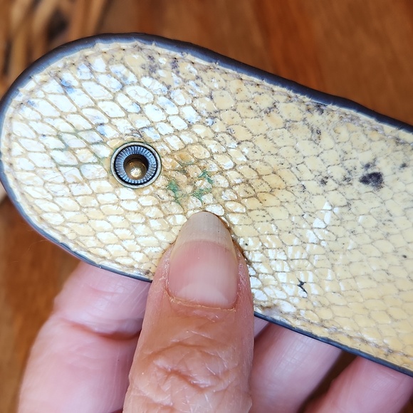 Sharif Wallet Tooled Snakeskin Jeweled Accents - Picture 14 of 16